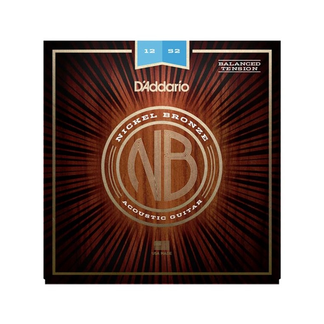 D'Addario NB1252BT Χορδές Nickel Bronze Ακουστικής Κιθάρας