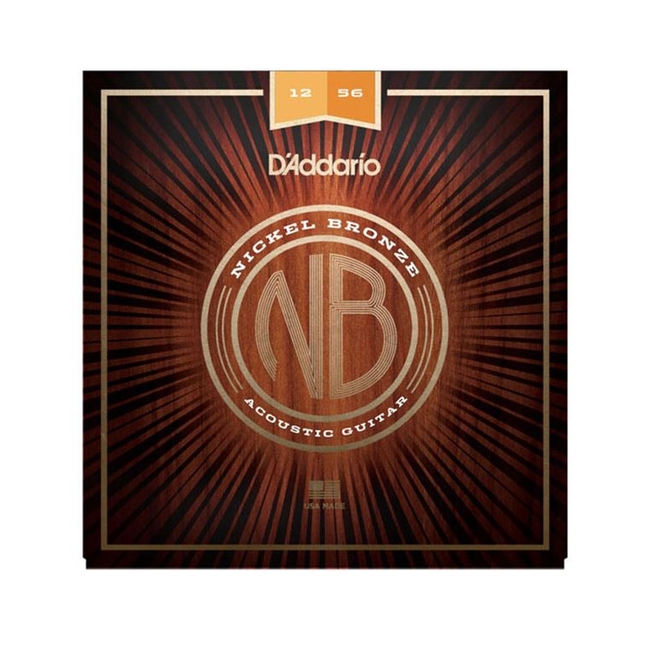 D'Addario NB1256 Χορδές Nickel Bronze Ακουστικής Κιθάρας