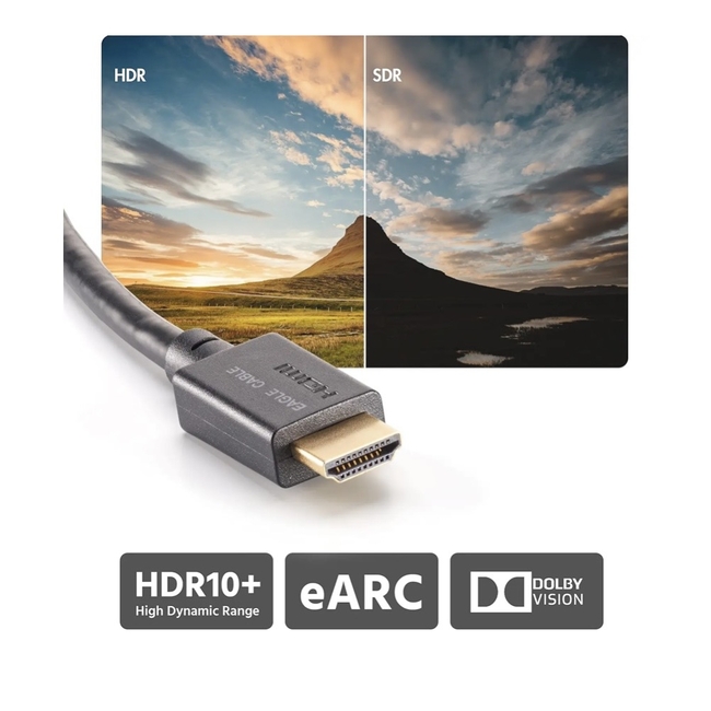Eagle Cable Deluxe HDMI 2.1 UHD - 1.5m
