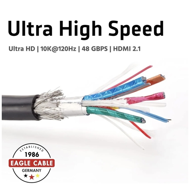 Eagle Cable Deluxe HDMI 2.1 UHD - 1.5m