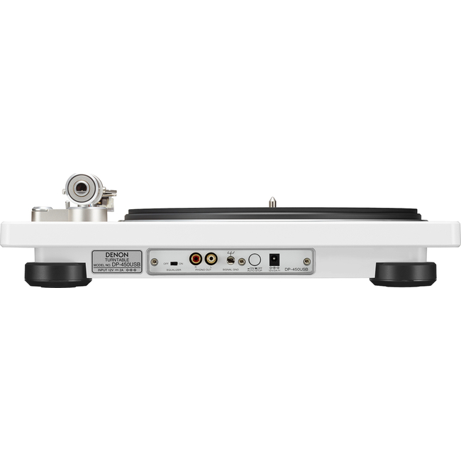Denon DP-450 USB White - Belt Drive - Με προενισχυτή