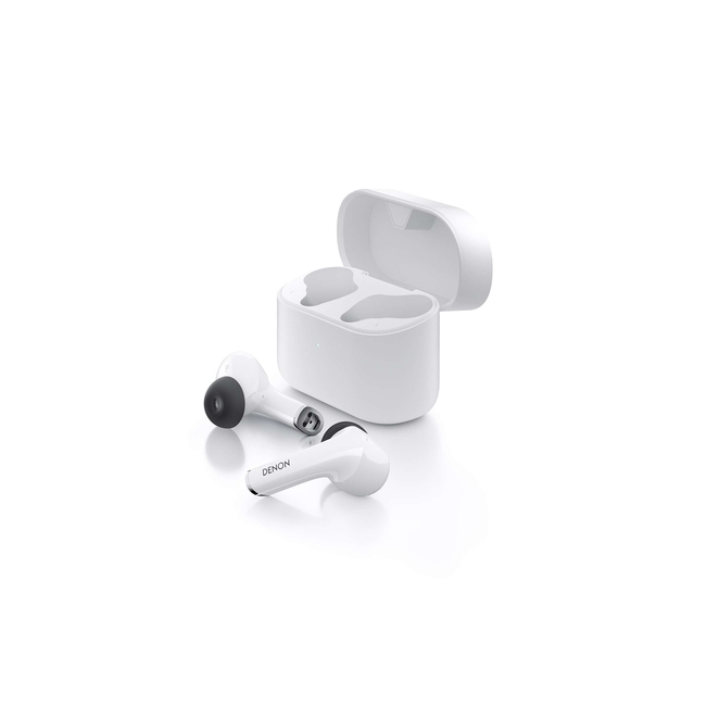 Denon AH-C830NCW True Wireless In-Ear Headphones with Active Noise Cancelling (White)