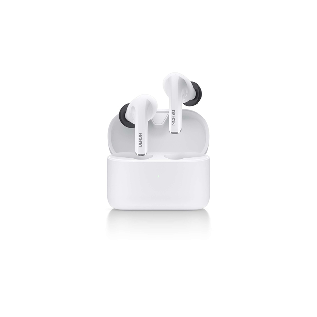 Denon AH-C830NCW True Wireless In-Ear Headphones with Active Noise Cancelling (White)