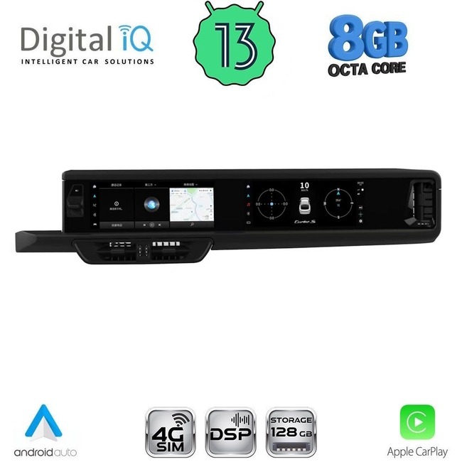 DIGITAL IQ ZFG 734_CPA (12.3" + 12.3") (PCM 3.1) DUAL SCREEN MULTIMEDIA SYSTEM for PORSCHE CAYENNE mod. 2011-2016