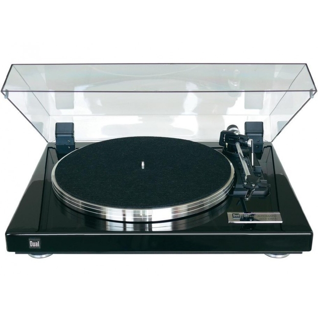 Dual CS 460 Piano Black Silver - Belt Drive.