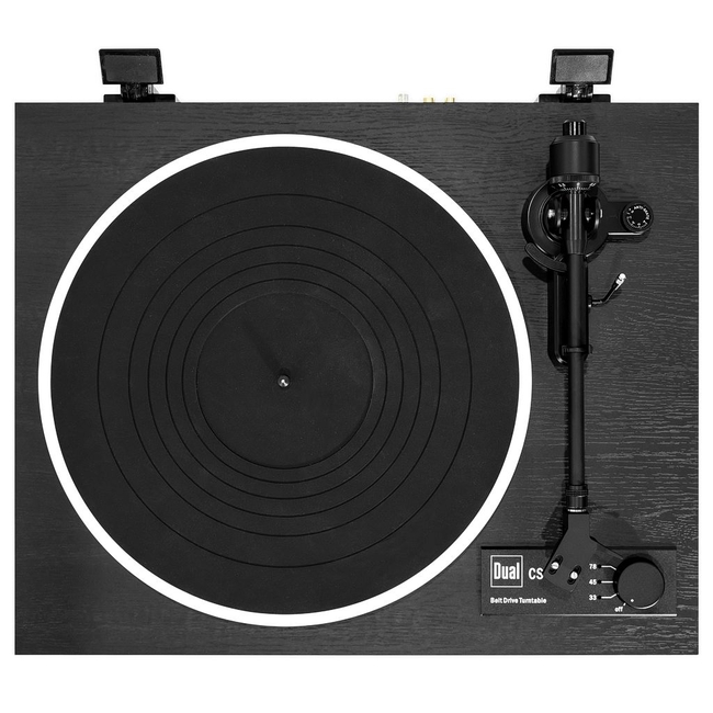 Dual CS 418 Black - Belt Drive - Με προενισχυτή. 5 ΧΡΟΝΙΑ ΕΓΓΥΗΣΗ