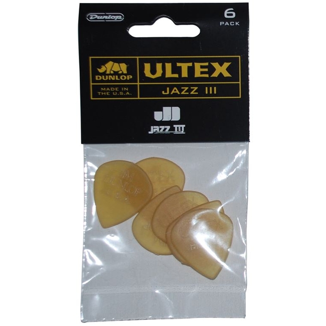 DUNLOP 427P Πέννες Ultex Jazz III ( 6 τεμάχια )