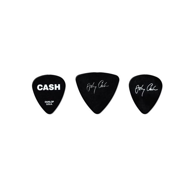 DUNLOP JCPT03M Johnny Cash Signature Medium Gauge Μεταλλικό Κουτάκι με Πένες (6 τεμάχια)
