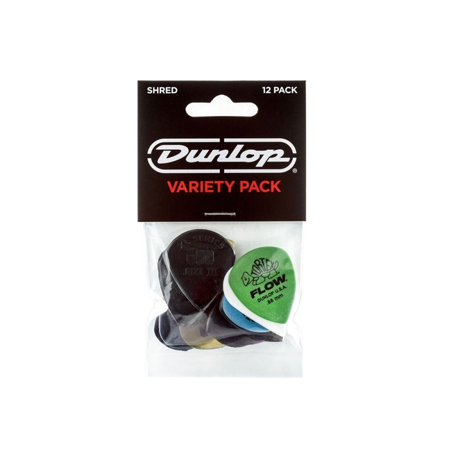 Dunlop PVP118 Shred Variety Pack Πένες Κιθάρας (12 τεμάχια)