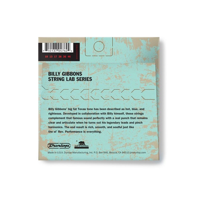 DUNLOP RWN1046 Billy Gibbons Rev. Willy's Χορδές Ηλεκτρική Κιθάρας Set (10-46)