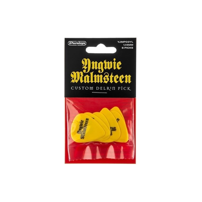 DUNLOP YJM-03YL Yngwie Malmsteen Πέννες Κίτρινο ( 6 τεμάχια )