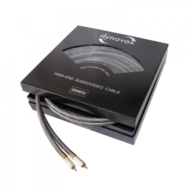Dynavox 204973 High-End Stereo RCA Cable - 3m