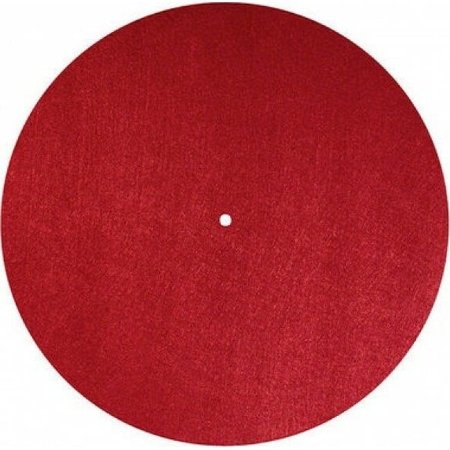 Dynavox PM2 Felt Mat for Turntable Red