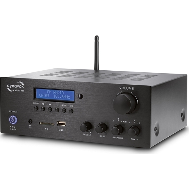 Dynavox VT-80 mk  SD, USB,  Black-207678-