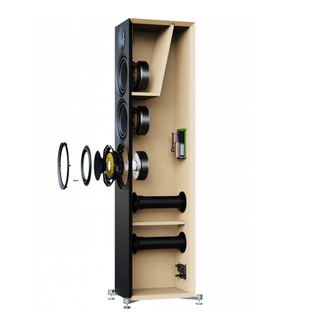 Elac Debut F5.3 - Black (Ζεύγος)