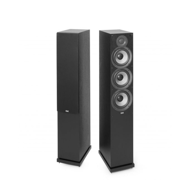 Elac Debut F6.2 Black Brushed Vinyl