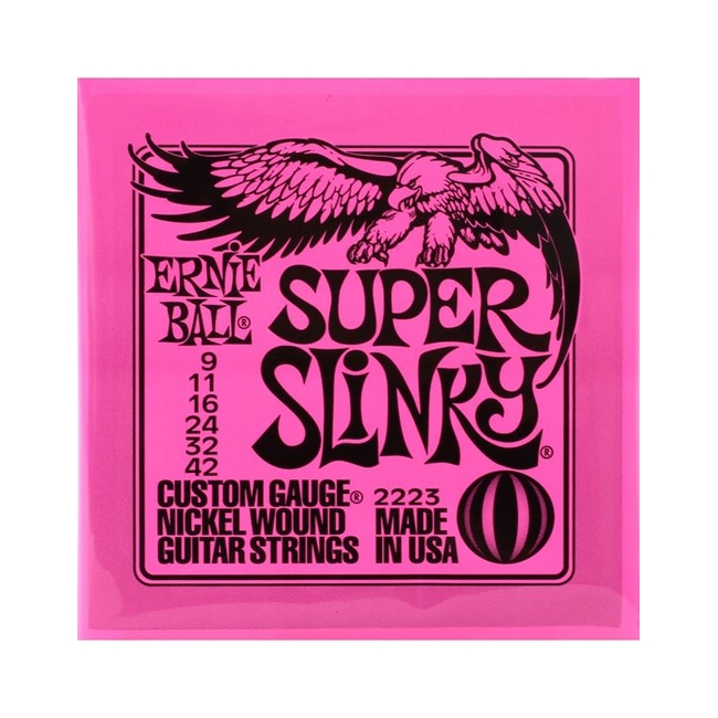 ERNIE BALL Super Slinky 0,09 2223 Χορδές Ηλεκτρικής Κιθάρας