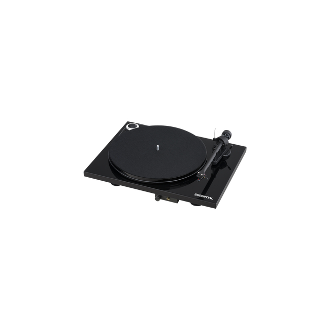 Pro-Ject Audio Essential III Headphone Black / Ortofon OM 10e - Belt Drive