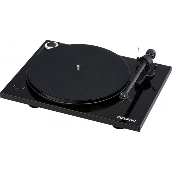 Pro-ject Essential III Record Master USB High Gloss Black / OM-10e - Belt Drive - Με προενισχυτή