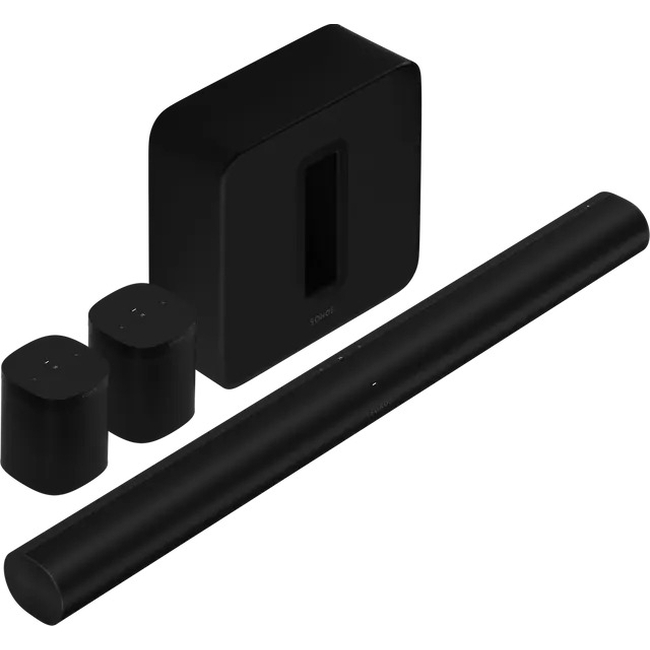 Sonos Arc Premium Immersive Set  ARC + 2xOne SL + SUB - Black