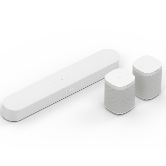 Sonos Beam 5.0 Surround Set  Beam Gen2 + 2xOne SL - White