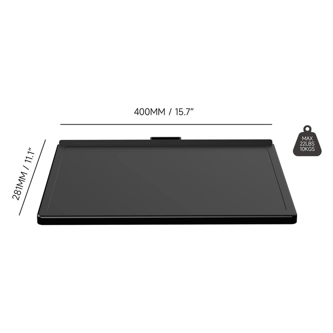 FITUEYES Zen Plate Shelf - Black (P11N1431B)