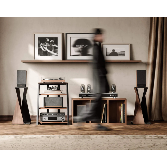 FITUEYES Eiffel AS07 Regular Έπιπλο Hi-Fi Rack Walnut