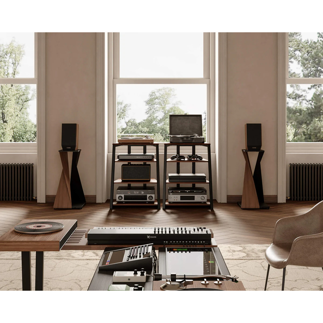 FITUEYES Eiffel AS07 Regular Έπιπλο Hi-Fi Rack Walnut