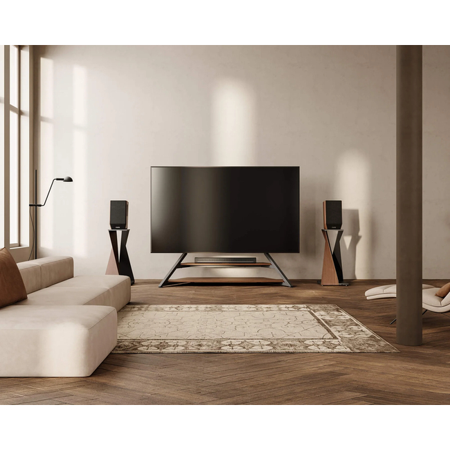 FITUEYES Eiffel SS Επιδαπέδιες Βάσεις Ηχείων Walnut (Ζεύγος)