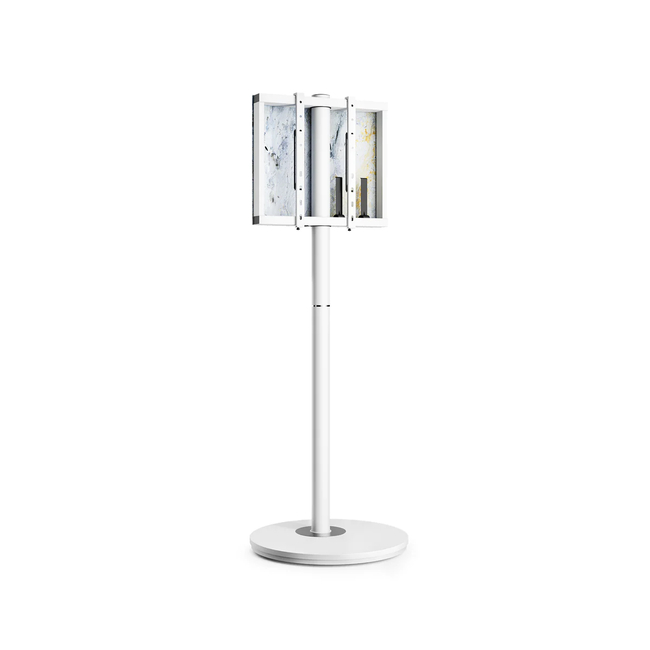 FITUEYES Master V2 FT65 White Επιδαπέδια Βάση Τηλεόρασης 32"-65" με Ρυθμιζόμενο Ύψος