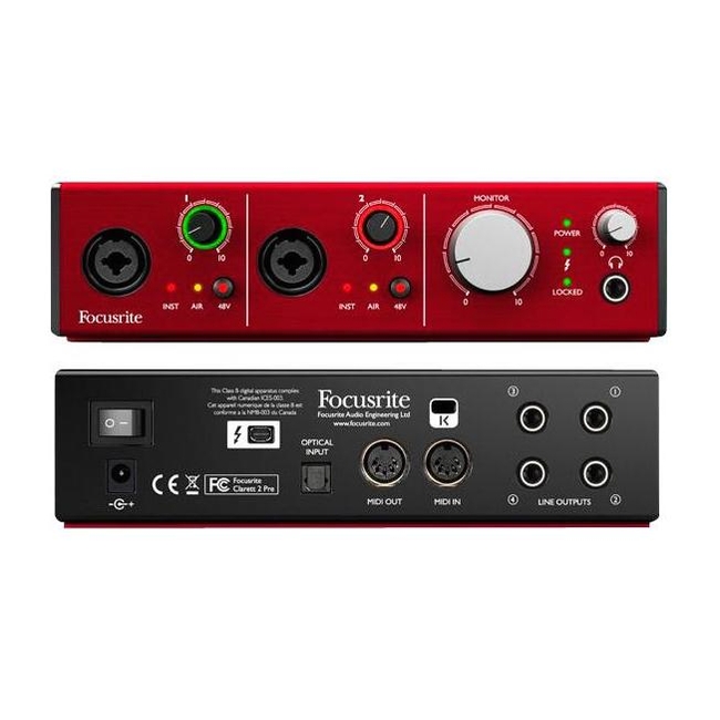 Focusrite Clarett 2 Pre (Τhunderbolt)