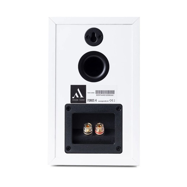 Argon Audio Forus 4 Ηχεία Βιβλιοθήκης 4'' 2 Δρόμων White (Ζεύγος)
