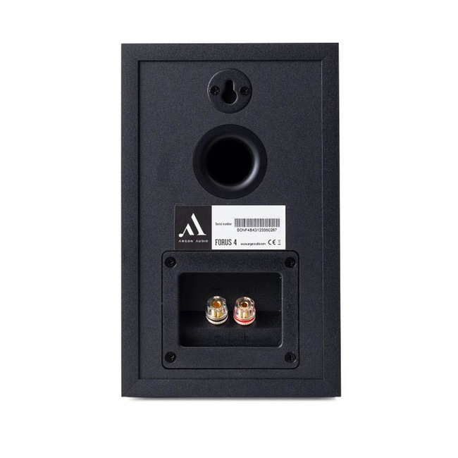 Argon Audio Forus 4 Ηχεία Βιβλιοθήκης 4'' 2 Δρόμων Black (Ζεύγος)