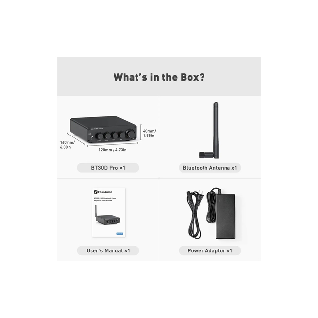 FOSI AUDIO BT30D PRO