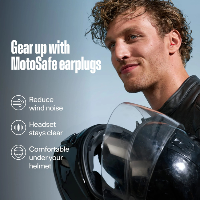 MotoSafe Sport Ωτοασπίδες για Μοτοσυκλετιστές (8721202201836)