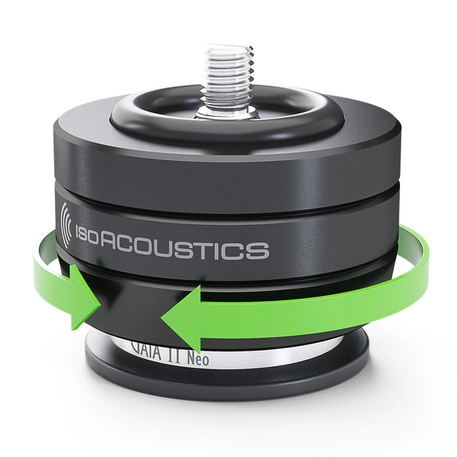 IsoAcoustics GAIA II Neo Black (set 4 τεμαχίων)
