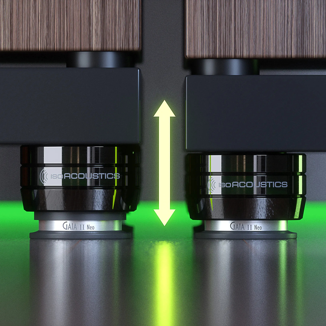 IsoAcoustics GAIA III Neo Black (set 4 τεμαχίων)
