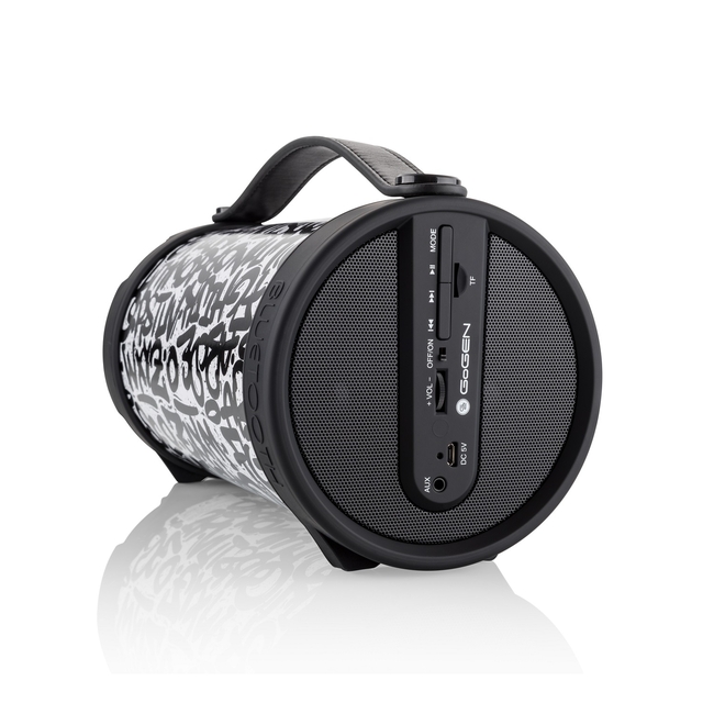 GoGEN BPS320 STR Φορητό ηχείο Bluetooth Μαύρο/Άσπρο