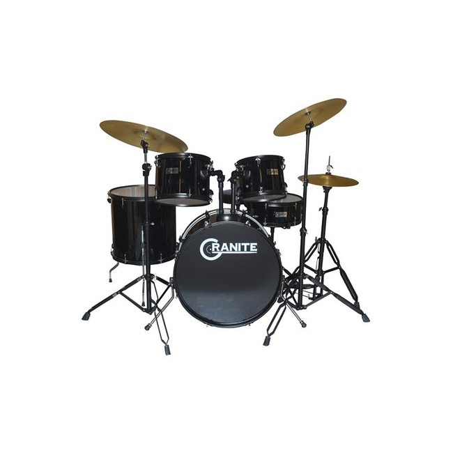 GRANITE Rock Beat Black Ντράμς με Πιατινία