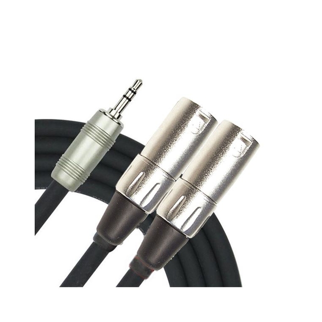 GRANITE Y-370PRL-B-0.5M-BK Kαλώδιο Καρφί-XLR 0.5m