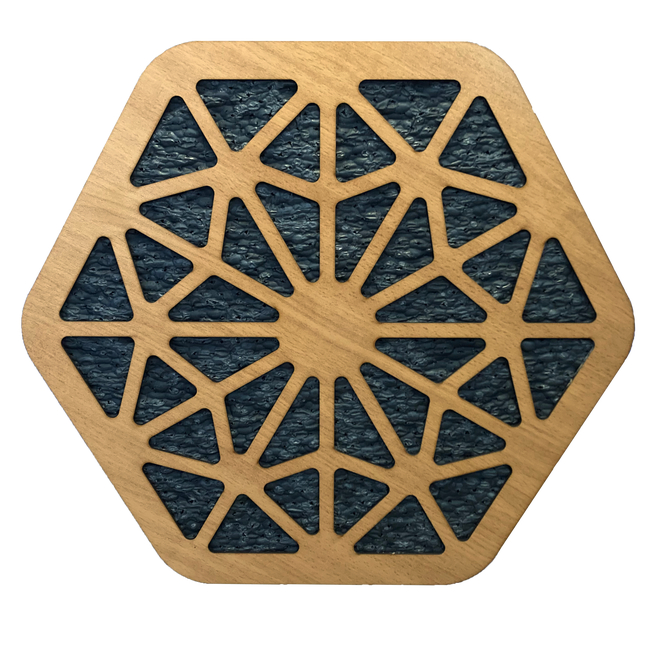 ALPHAcoustic Acoucell Hexa Wood - Jali (6 Τεμάχια)