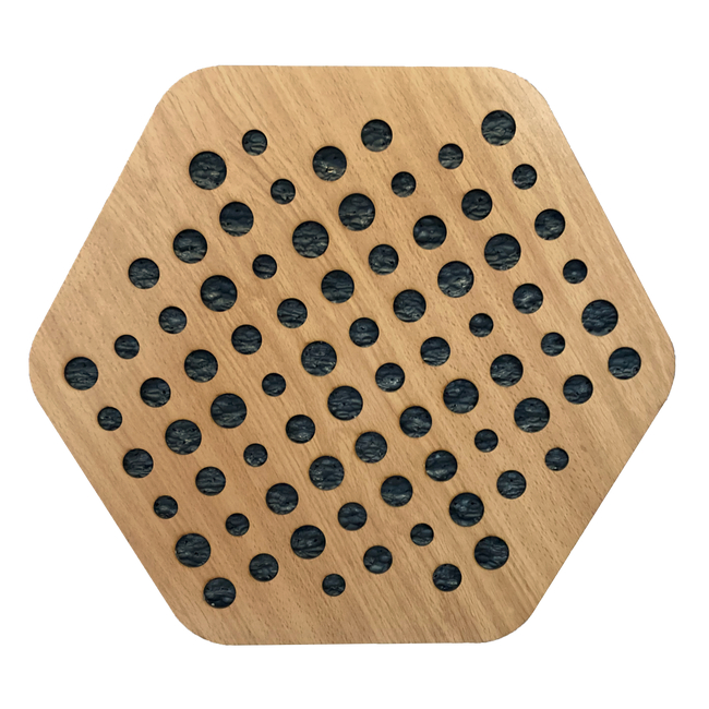ALPHAcoustic Acoucell Hexa Wood - Bubble (6 Τεμάχια)
