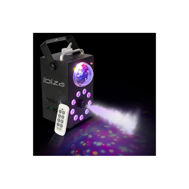 Ibiza FOGGY-ASTRO Μηχανή Κάπνου με Ενσωματωμένο Εφέ Φωτισμού