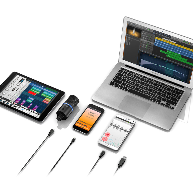 IK Multimedia iRig Mic Studio Black - Πυκνωτικό Stereo USB