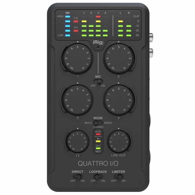 IK Multimedia iRig Pro Quattro I/O