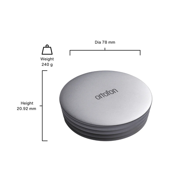 Ortofon RECORD STABILIZER 240g - Silver