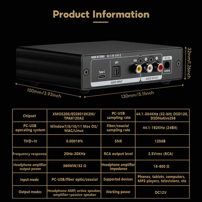 AIYIMA AUDIO DAC A 10 (0738617924630)
