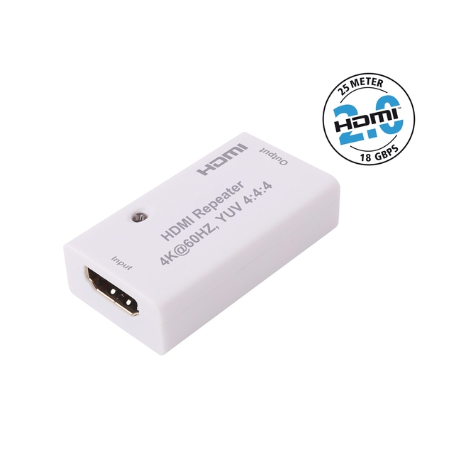 Inakustik 00912004 Profi HDMI 2.0 Repeater 18Gbps