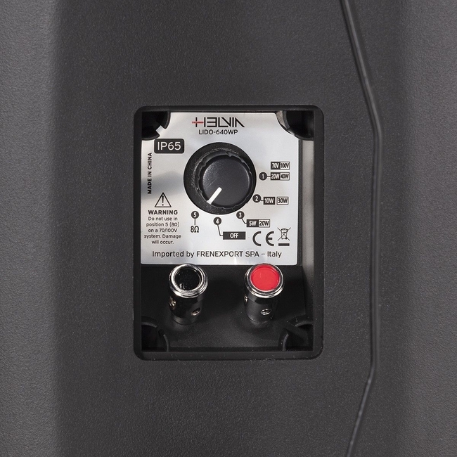 Helvia LIDO-640WPB IP65 6.50" 40 Watt RMS Black (Ζεύγος)