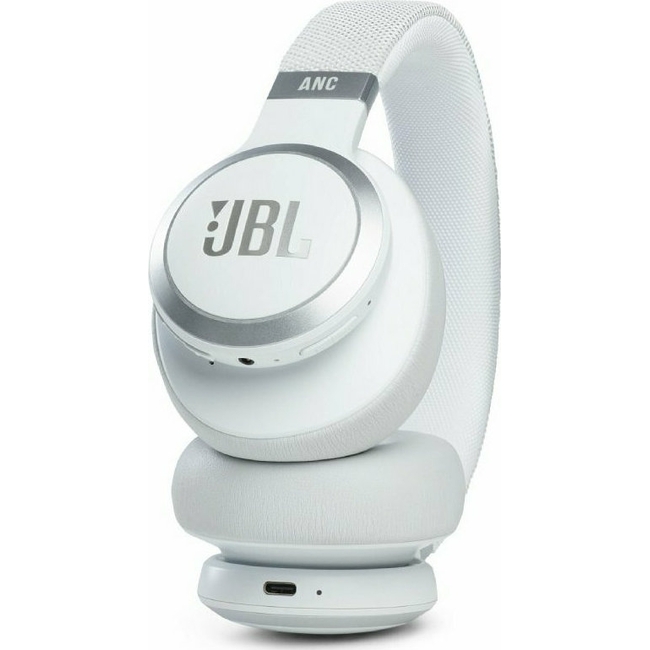 JBL Live 660NC On-Ear Bluetooth Adaptive NC White